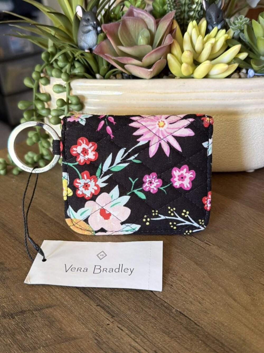 Vera Bradley Campus Double ID Wallet - Tangerine Twist - NWT